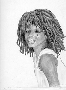 drawings by Linda Webber - Antigua galleries & artist